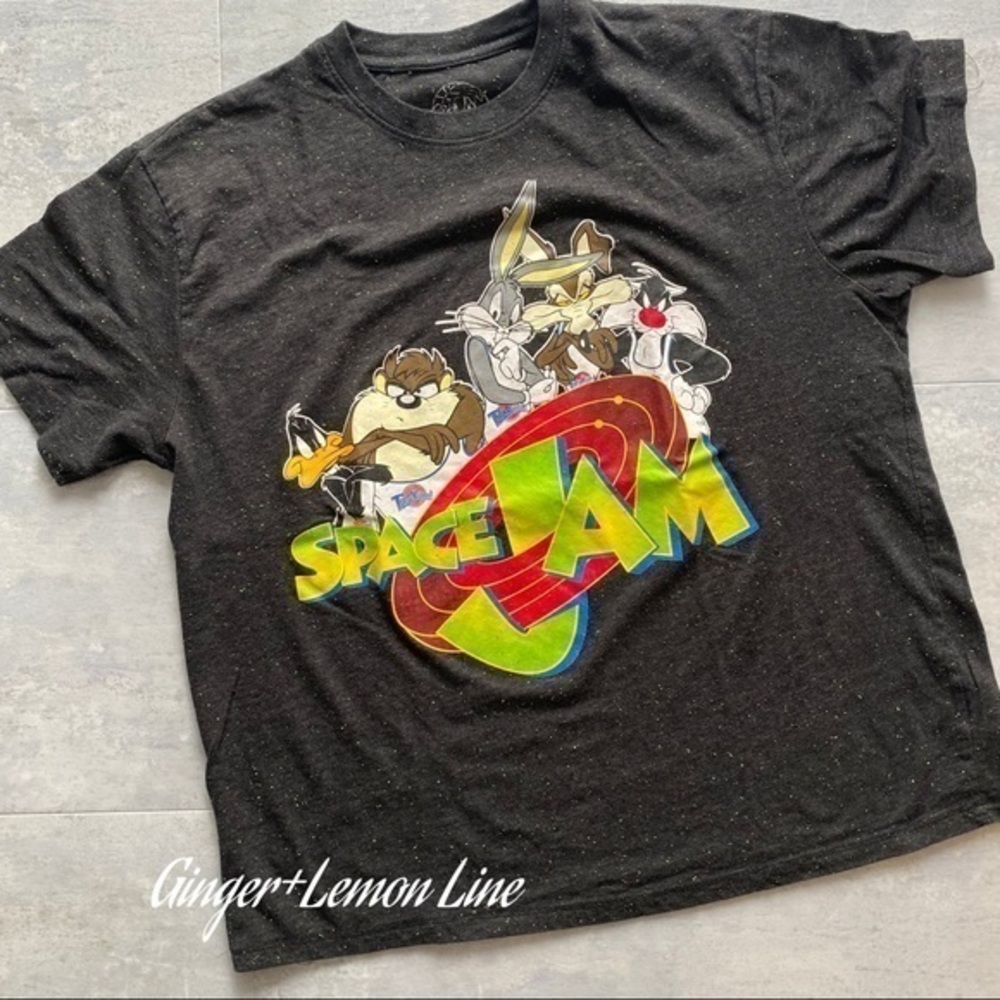 Space Jam Looney Tunes Squad Graphic Comfy Tee Shirt Extra Large